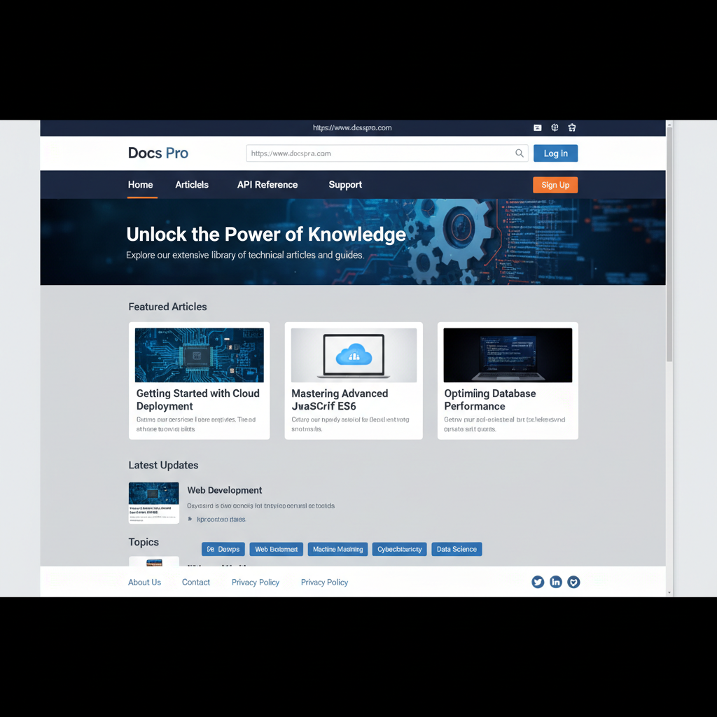 Docs Pro Documentation Theme - cms Template | Templates Deliver